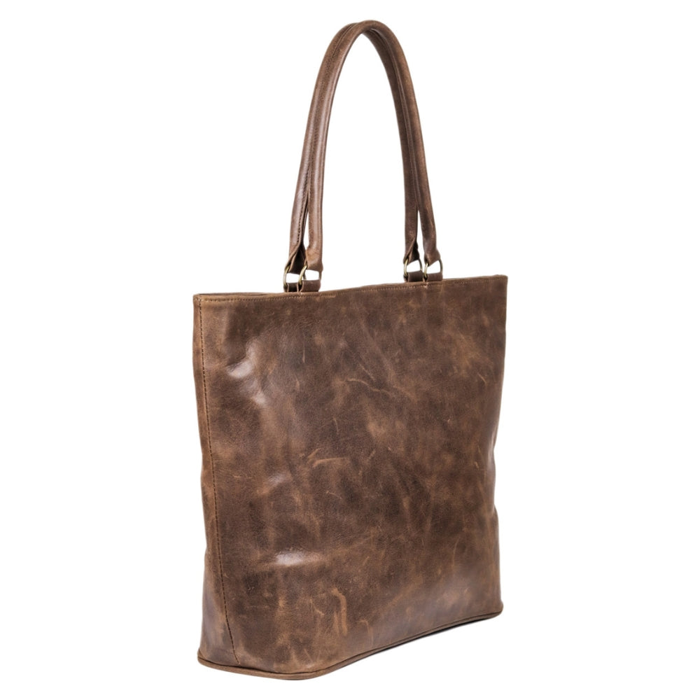 Lima Laptop Handbag Brown