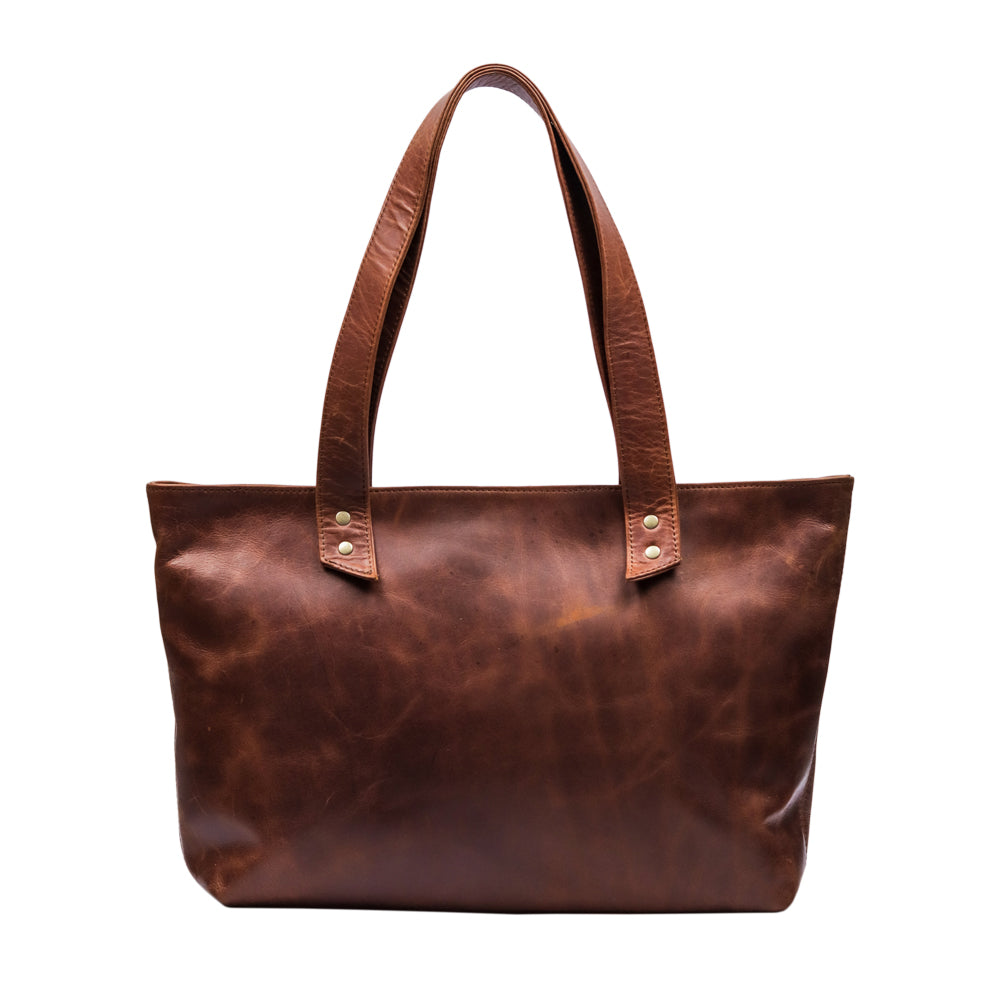 Zara Tote Tobacco