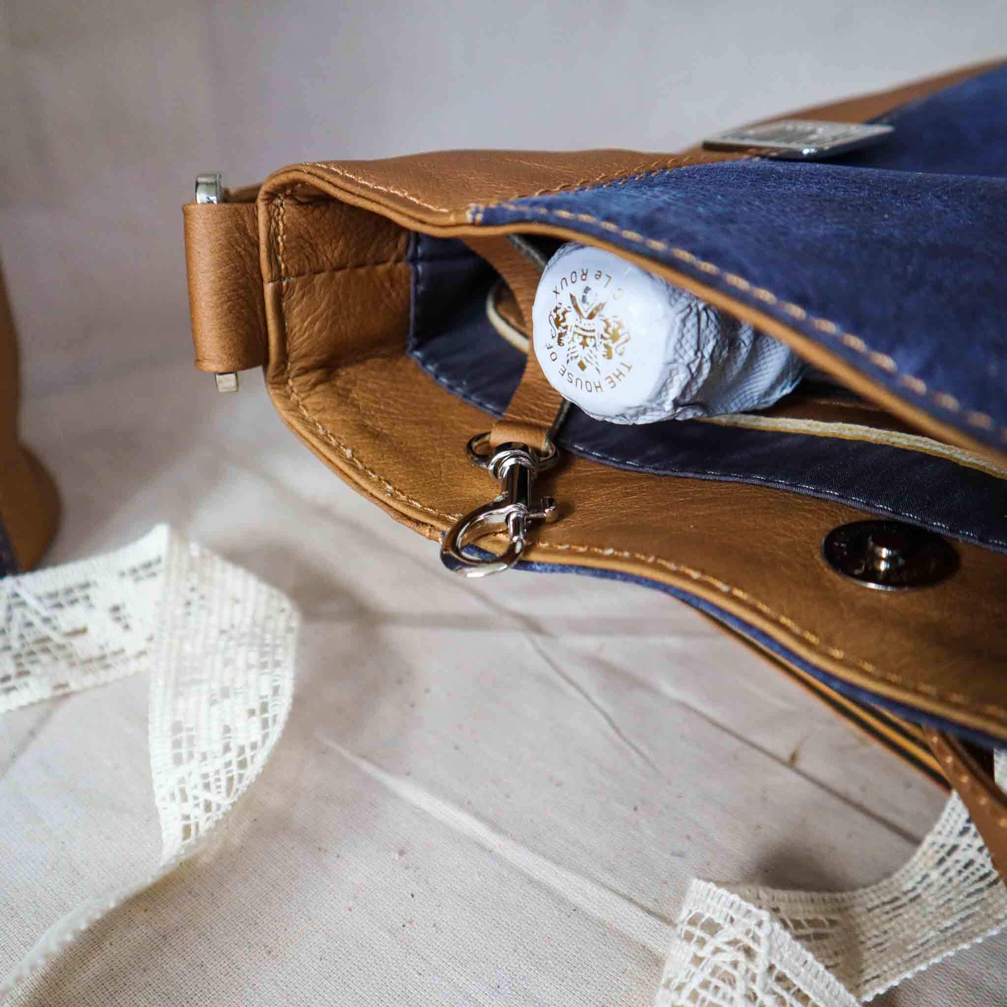 Whiskey & Denim Wine Carrier Bag